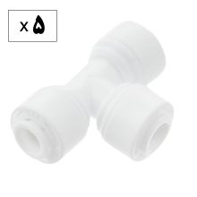 سه راهی سه سر فیتینگ اتصال دستگاه تصفیه کننده آب و یخچال مدل T بسته 5 عددی