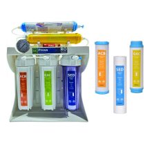 دستگاه تصفیه آب 10 مرحله ای o2 press مدل OP-X100 به همراه پک 3 عددی فیلتر اضافه