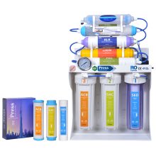 دستگاه تصفیه آب 11 مرحله ای O2 press مدل TELEPORT به همراه پک 3 عددی فیلتر اضافه