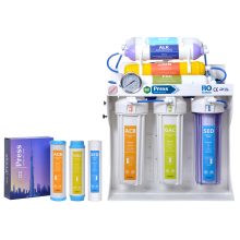 دستگاه تصفیه آب 8 مرحله ای O2 press مدل OP_X8 به همراه پک 3 عددی فیلتر اضافه