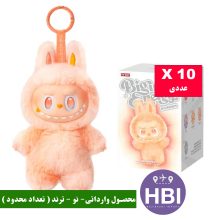 عروسک محبوب و ترند لبوبو labubu فروش عمده 10 عددی ( HBI )