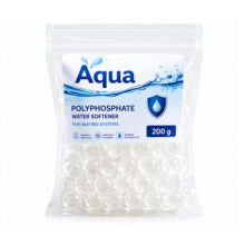 شارژ فیلتر پلی فسفات تصفیه آب پکیج و آبگرمکن آکوا مدل گلوله ای وارداتی کد PolyP200G وزن 200 گرم