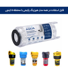 فیلتر رسوب گیر پکیج و آبگرم کن آکوا مدل AQ-5inch-Poly - قابل شارژ
